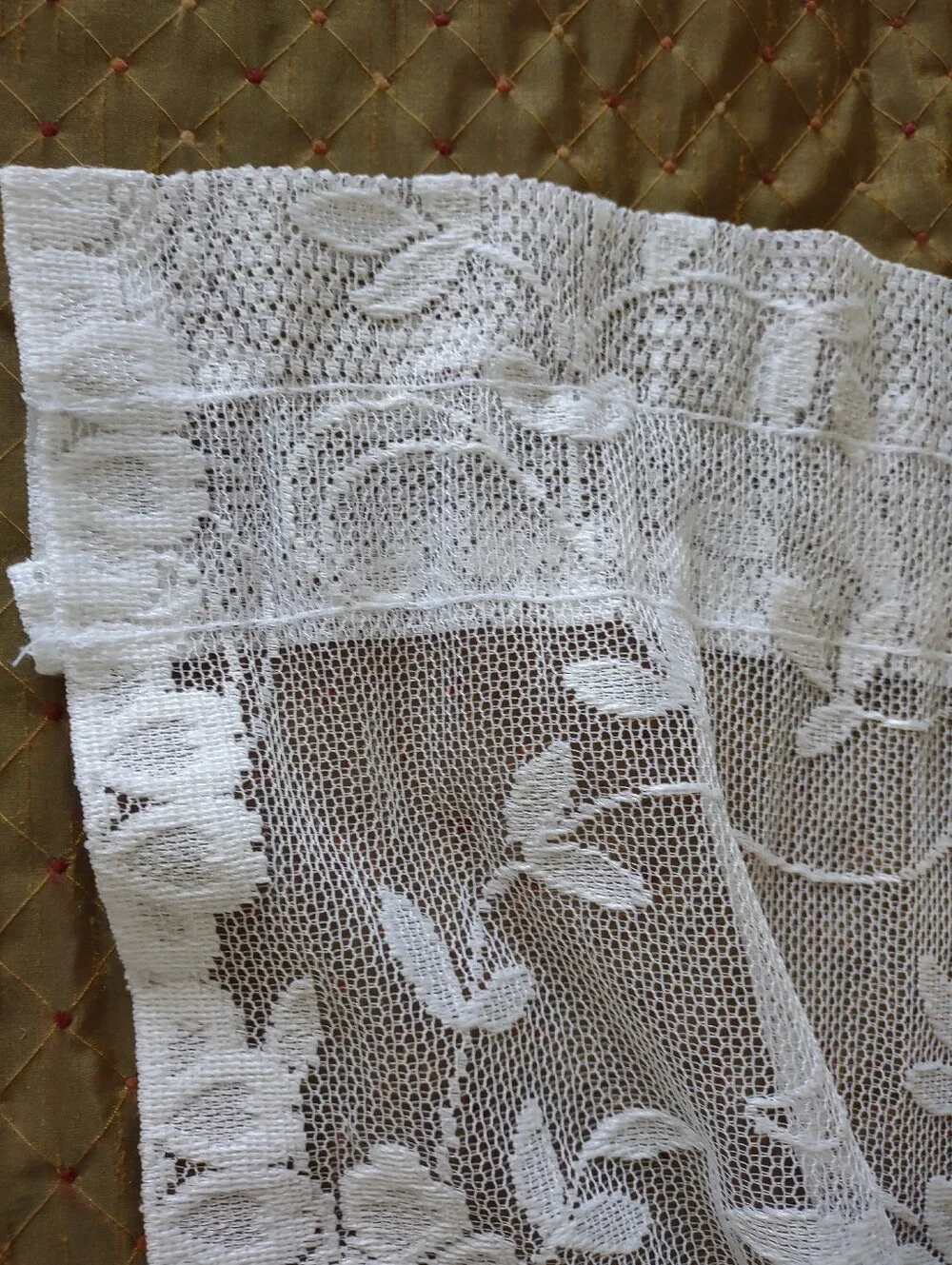 Shabby Chic Lace Floral Single Panel Curtain
